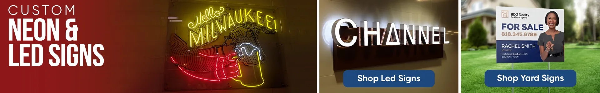 CustomPhoneWalletsNow.com Signs