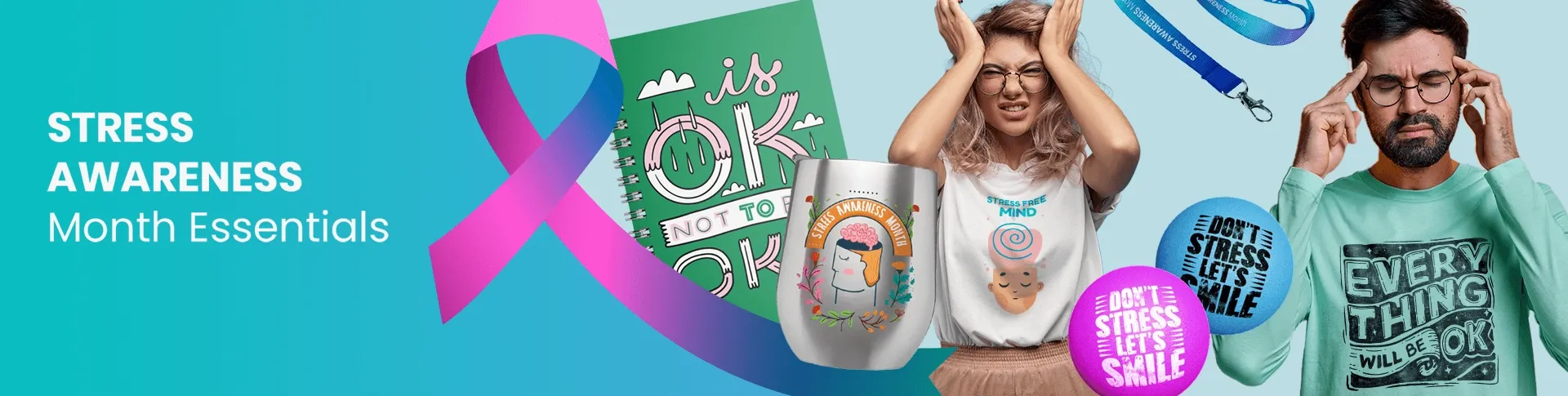 CustomPhoneWalletsNow.com Stress Awareness Month