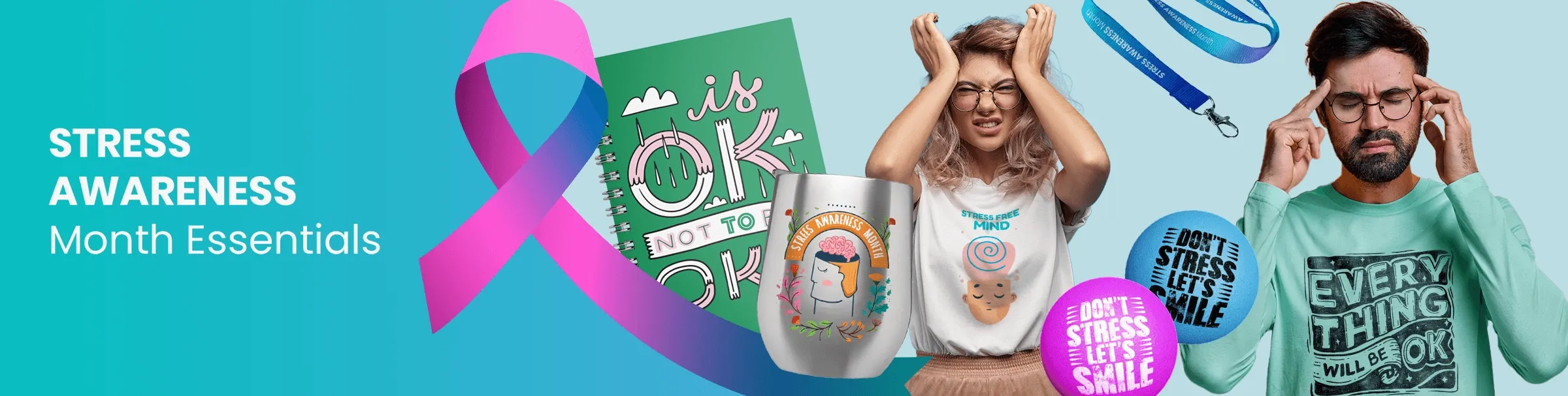 CustomPhoneWalletsNow.com Stress Awareness Month