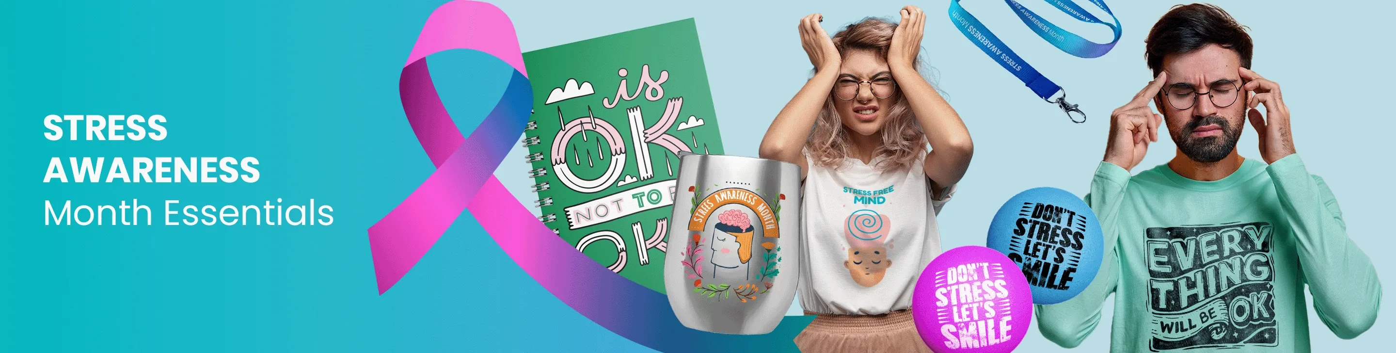 CustomPhoneWalletsNow.com Stress Awareness Month