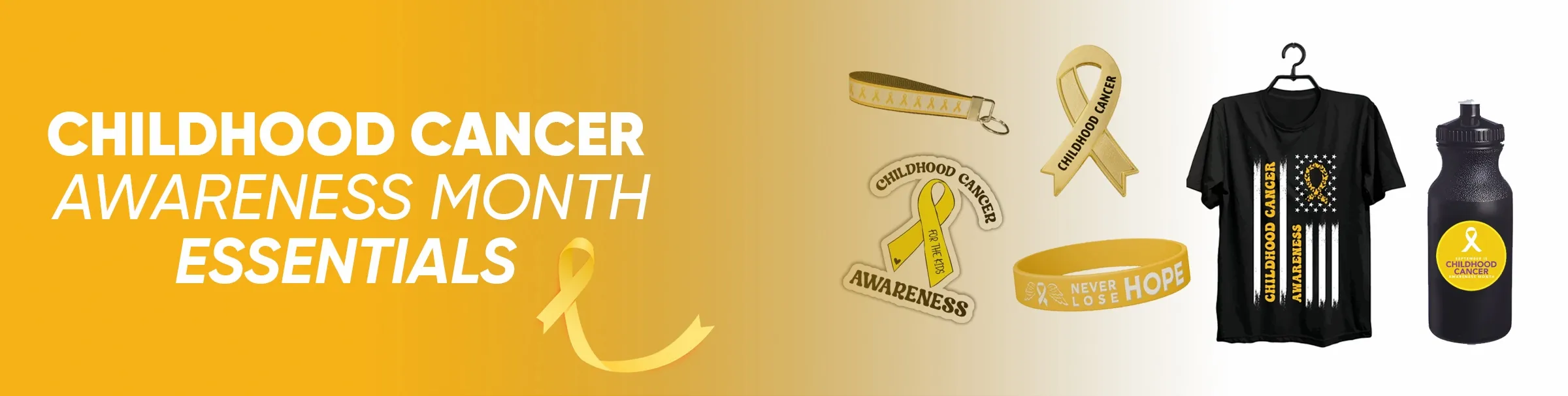 CustomPhoneWalletsNow.com Childhood Cancer Awareness Month