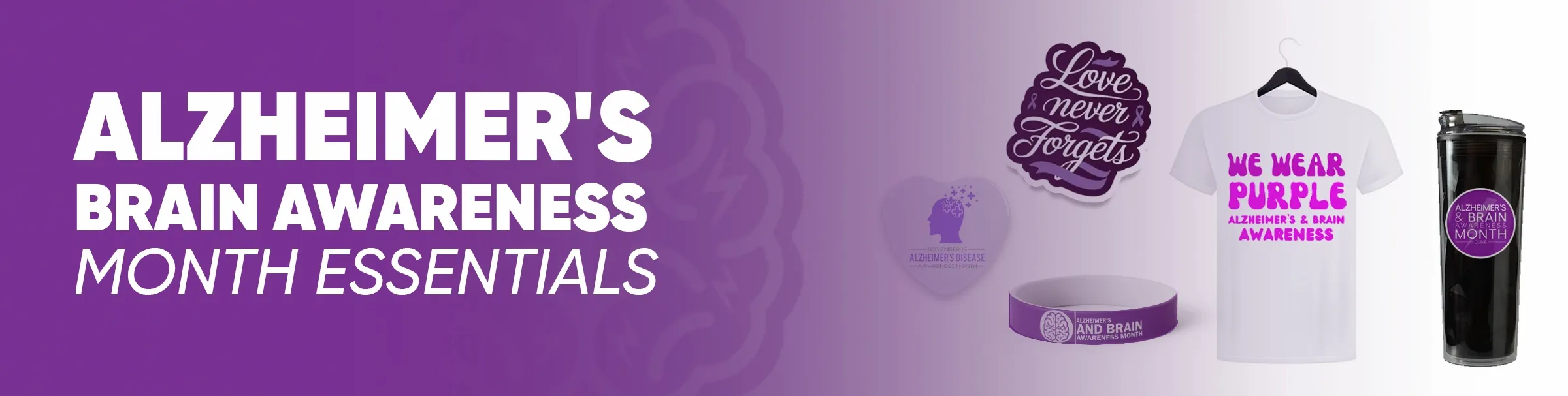 CustomPhoneWalletsNow.com Alzheimer's Brain Awareness Month