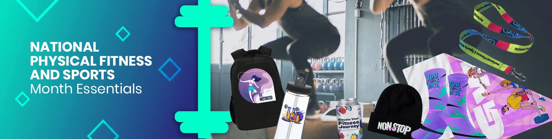 CustomPhoneWalletsNow.com National Physical Fitness and Sports Month