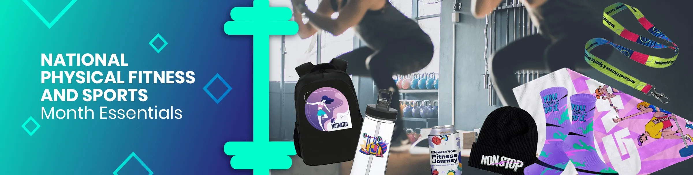 CustomPhoneWalletsNow.com National Physical Fitness and Sports Month