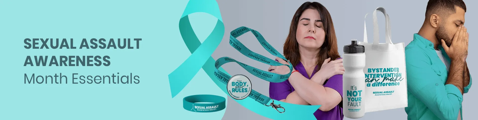 CustomPhoneWalletsNow.com Sexual Assault Awareness Month