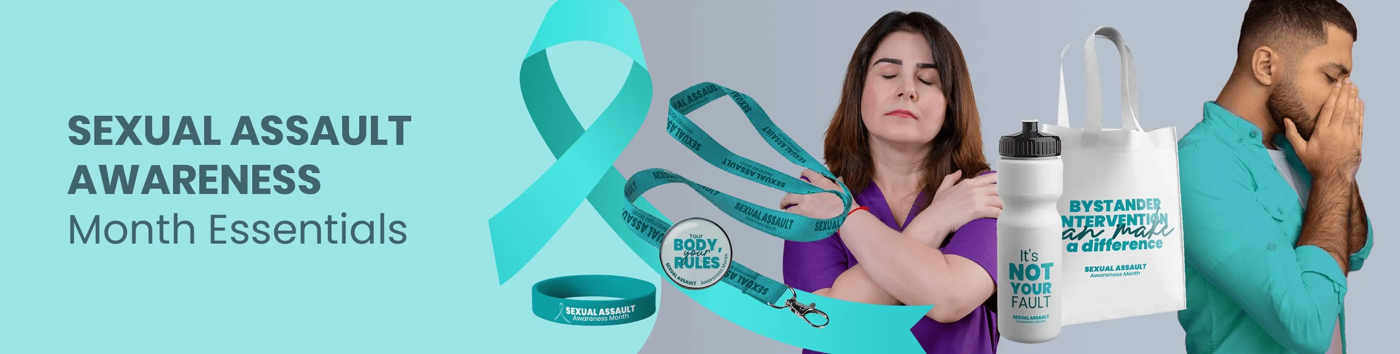 CustomPhoneWalletsNow.com Sexual Assault Awareness Month