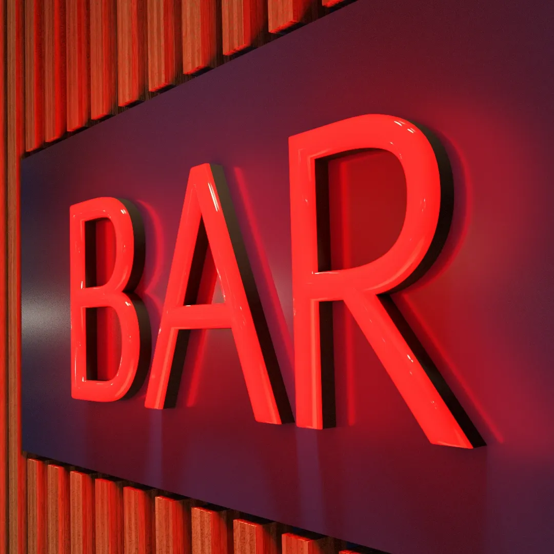 Acrylic Neon Signs - Custom Phone Wallets Now