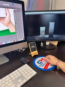 CustomPhoneWalletsNow.com - Custom Round Mouse Pad