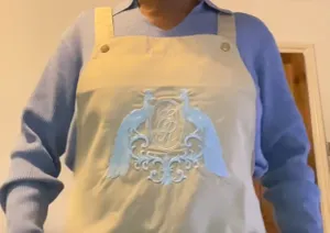 CustomPhoneWalletsNow.com - Apron with Happy Bear Patch