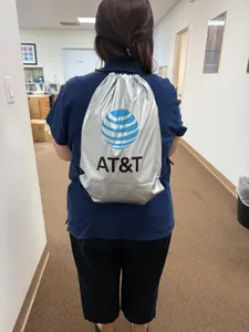 CustomPhoneWalletsNow.com - Custom Reflective Drawstring Bag