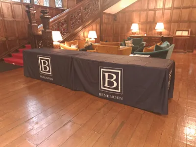Custom Rectangle Table Covers - School event they were very impressed