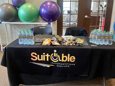 Suitable Transportation Services attended the Madeira Senior Expo connecting with local senior-care professionals and showcasing our branded display