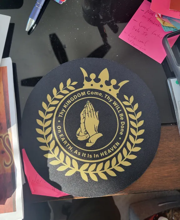 CustomPhoneWalletsNow.com - Custom Round Mouse Pad