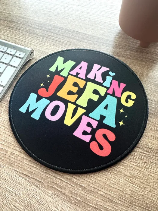 CustomPhoneWalletsNow.com - Custom Round Mouse Pad