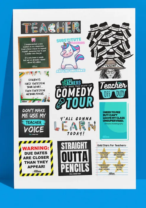 CustomPhoneWalletsNow.com - Stickers Sheets