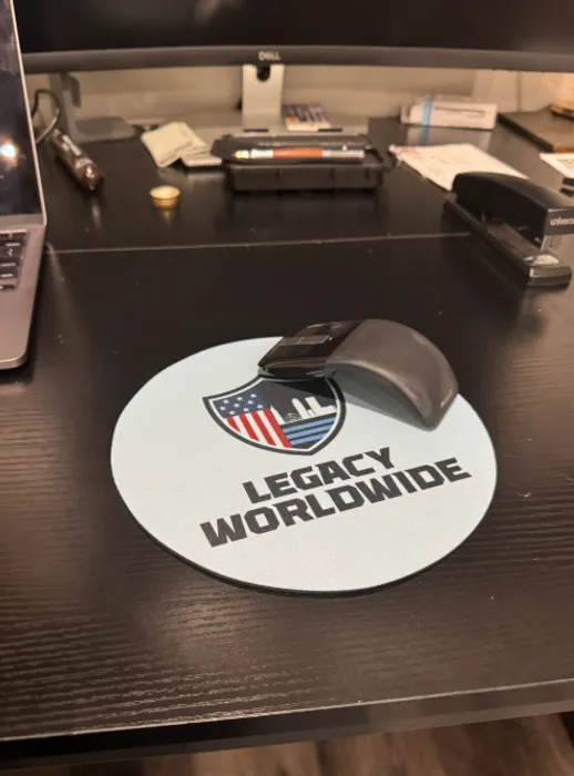 CustomPhoneWalletsNow.com - Custom Round Mouse Pad