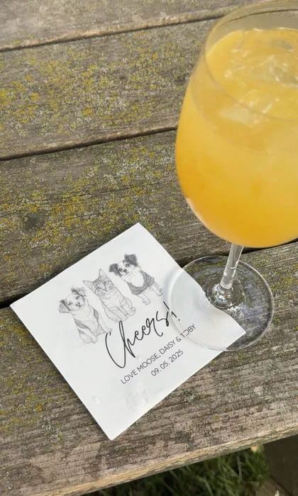 CustomPhoneWalletsNow.com - Custom Beverage Napkin