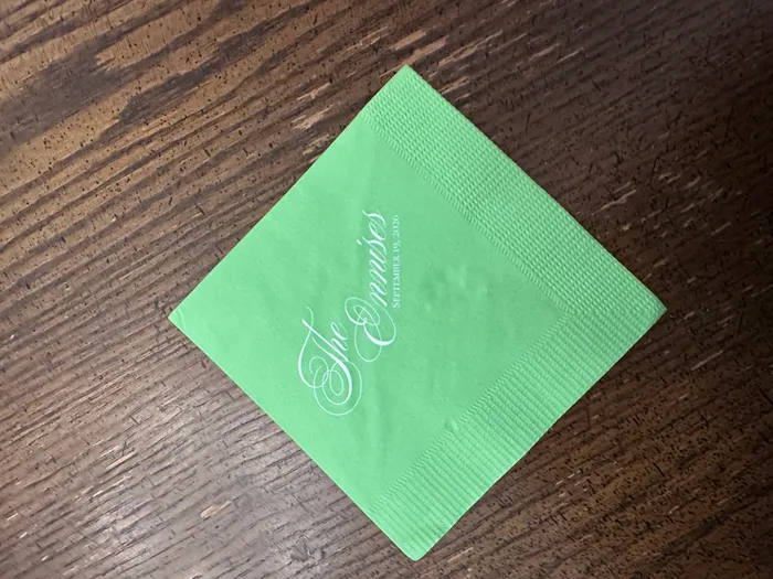 CustomPhoneWalletsNow.com - Custom Paper Beverage Napkin