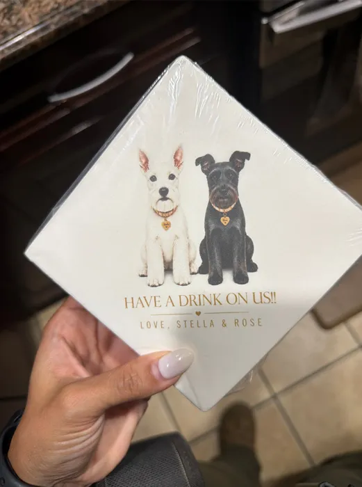 CustomPhoneWalletsNow.com - Custom Paper Beverage Napkin