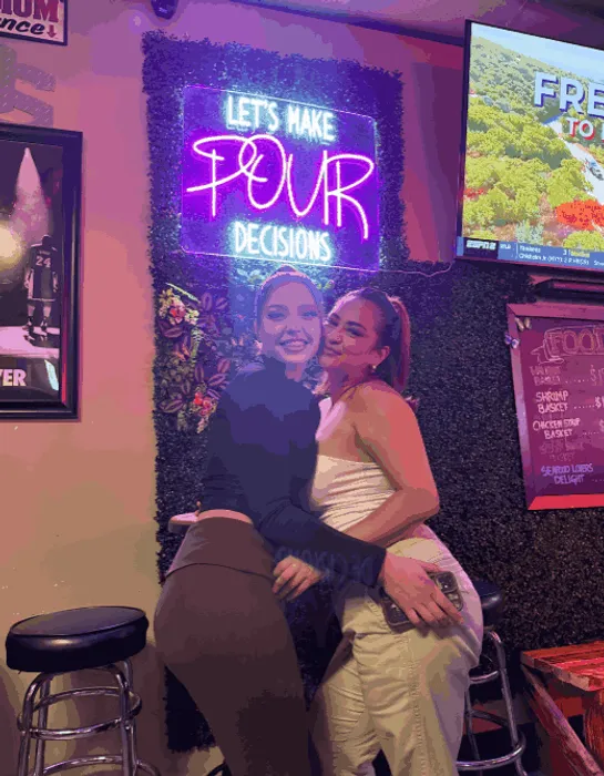 CustomPhoneWalletsNow.com - Let's Make Pour Decisions Neon Signs