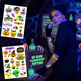 UV Glow Fluorescent Tattoos - Custom Phone Wallets Now