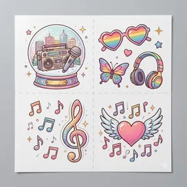 Tear & Share Tattoos - Custom Phone Wallets Now
