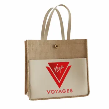 Jute Tote Bags - Custom Phone Wallets Now