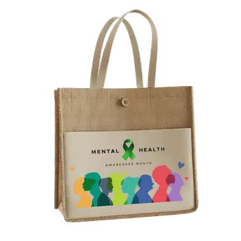 Jute Tote Bags - Custom Phone Wallets Now