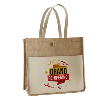 Jute Tote Bags - Custom Phone Wallets Now