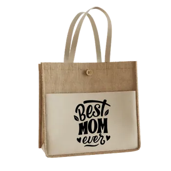 Jute Tote Bags - Custom Phone Wallets Now