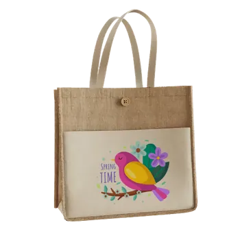 Jute Tote Bags - Custom Phone Wallets Now