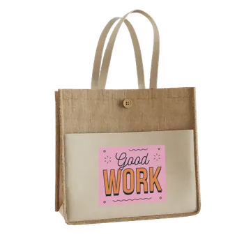 Jute Tote Bags - Custom Phone Wallets Now