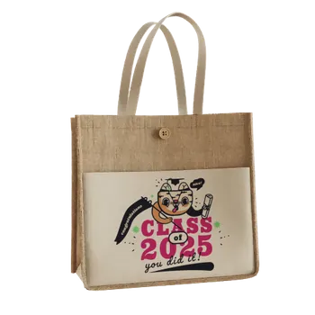 Jute Tote Bags - Custom Phone Wallets Now