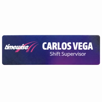 UV Printed Name Badges - Custom Phone Wallets Now