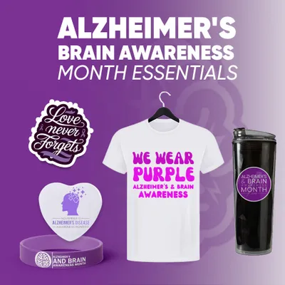 Alzheimer's Brain Awareness Month Essentials - Custom Phone Wallets Now