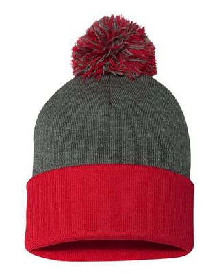 Dark Heather Grey/ Red Dark Heather Grey/ Red - Custom Phone Wallets Now