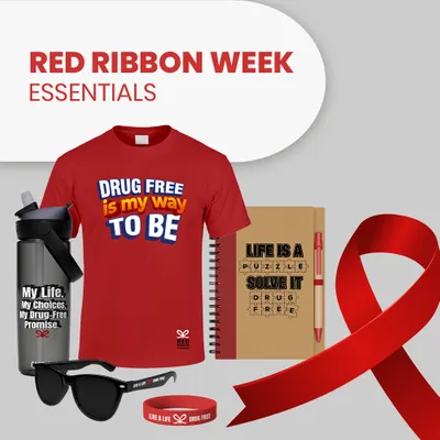 Red Ribbon Week Essentials - Custom Phone Wallets Now