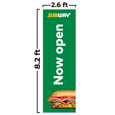 2.6 ft x 8.2 ft - Custom Phone Wallets Now