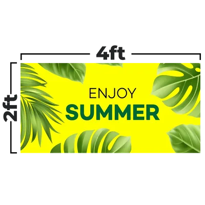 4 x 2 ft - Custom Phone Wallets Now