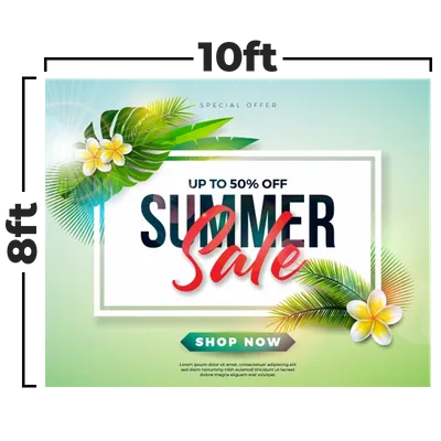 10 x 8 ft - Custom Phone Wallets Now