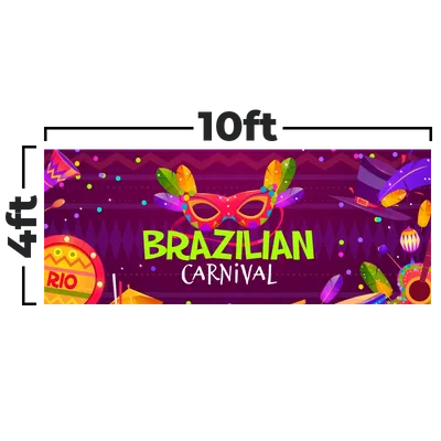 10 x 4 ft - Custom Phone Wallets Now