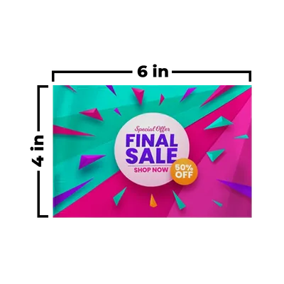 6 x 4 in - Custom Phone Wallets Now