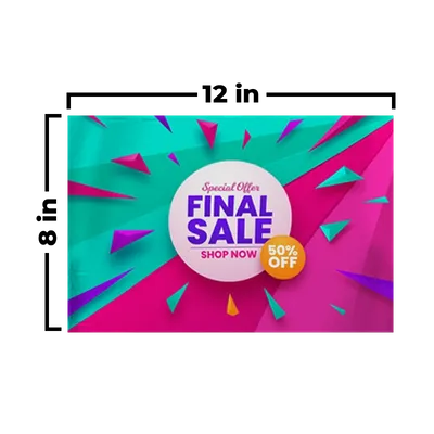 12 x 8 in - Custom Phone Wallets Now