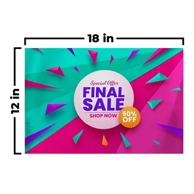 18 x 12 in - Custom Phone Wallets Now