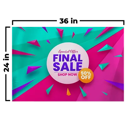 36 x 24 in - Custom Phone Wallets Now