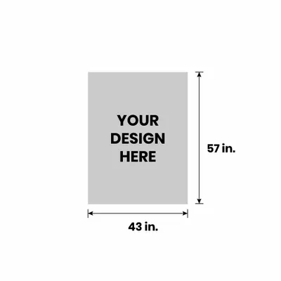 43in x 57in - Custom Phone Wallets Now