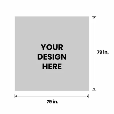 79in x 79in - Custom Phone Wallets Now