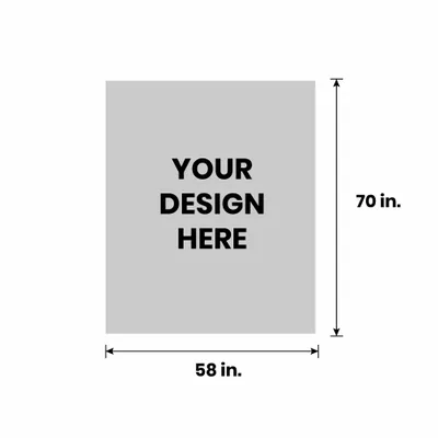 58in x 70in - Custom Phone Wallets Now