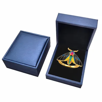 Blue PU Box - Custom Phone Wallets Now