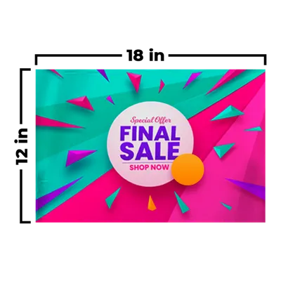 18 x 12 in - Custom Phone Wallets Now